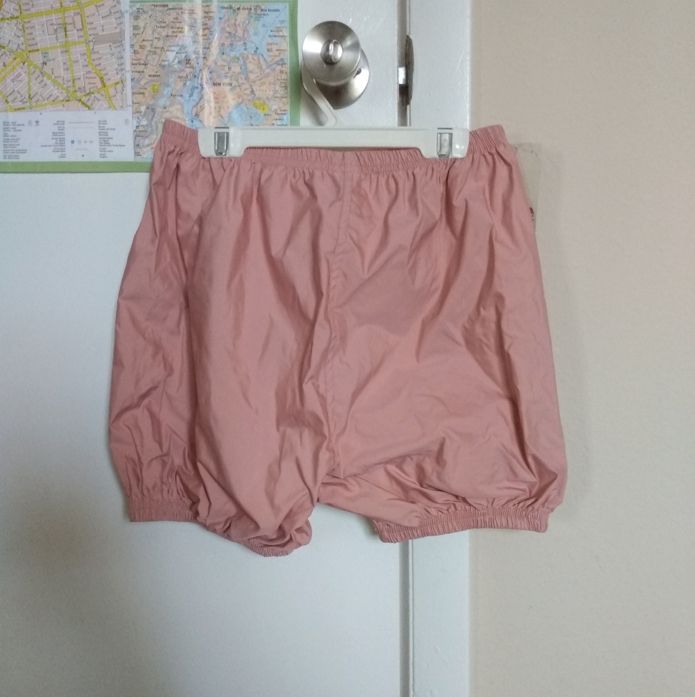 Bullet Pointe trash bag shorts